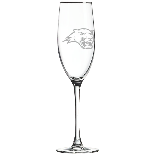 Averett University Polar Camel 8 oz. Champagne Flute