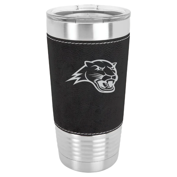 Averett University Polar Camel 20 oz. Leatherette Grip Tumbler with Standard Lid
