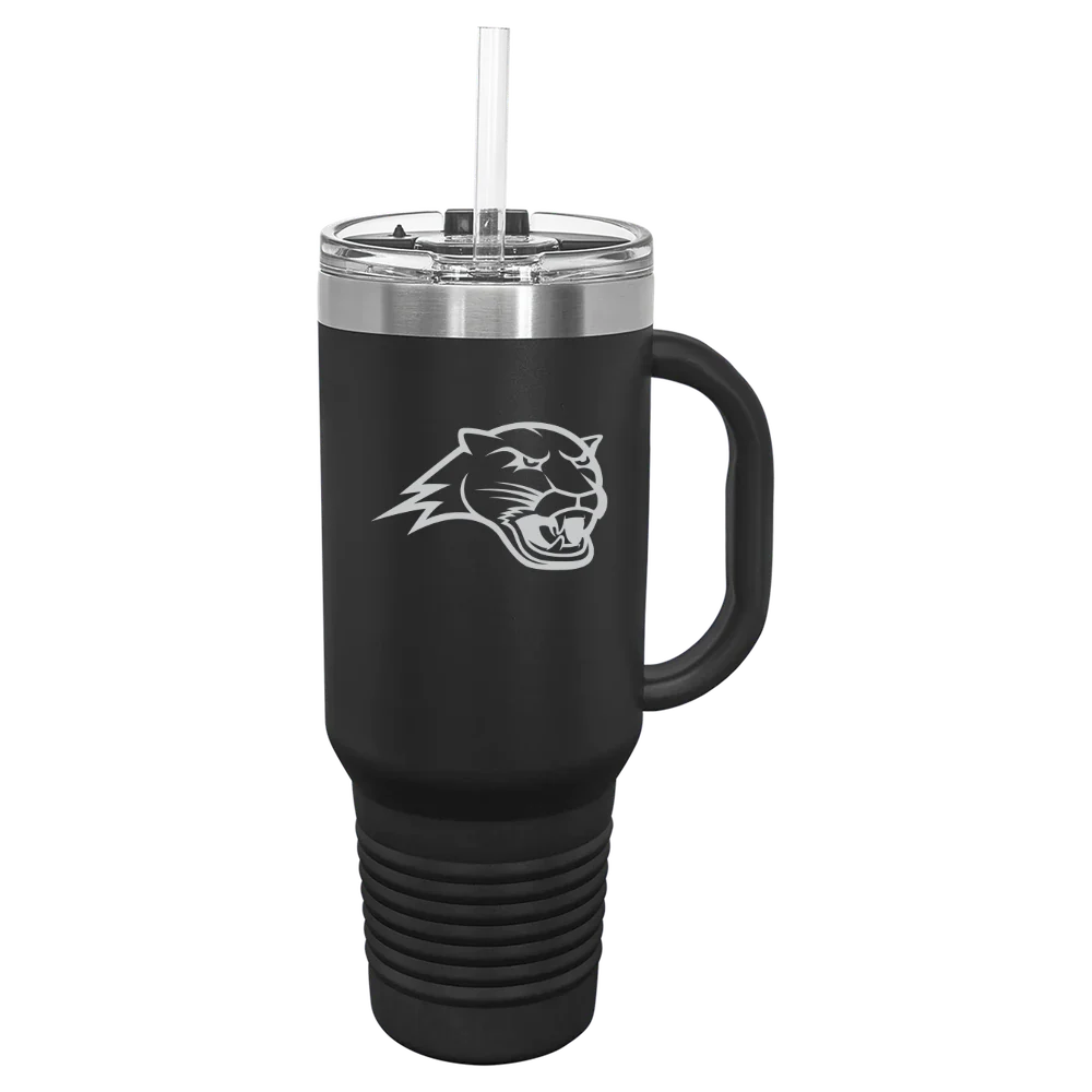 Averett University Polar Camel 40 oz. Travel Mug with Snap Lid & Straw