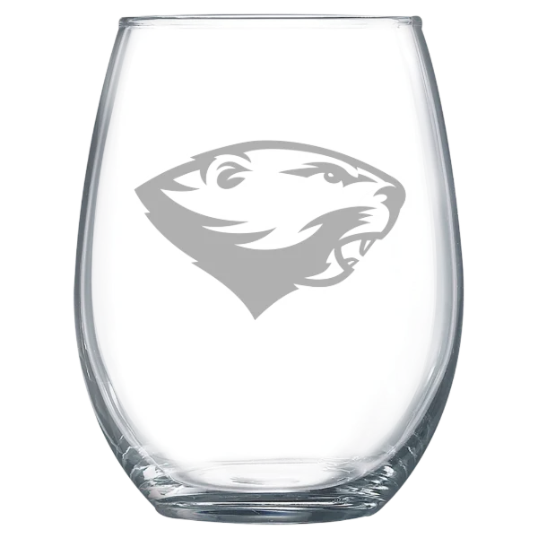 Babson College Polar Camel 15 oz. Stemless Wine Glass