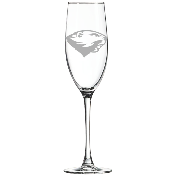 Babson College Polar Camel 8 oz. Champagne Flute
