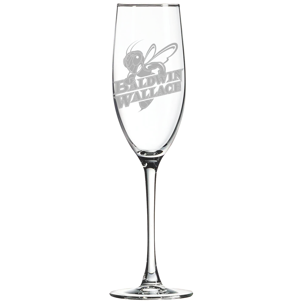 Baldwin Wallace University Polar Camel 8 oz. Champagne Flute