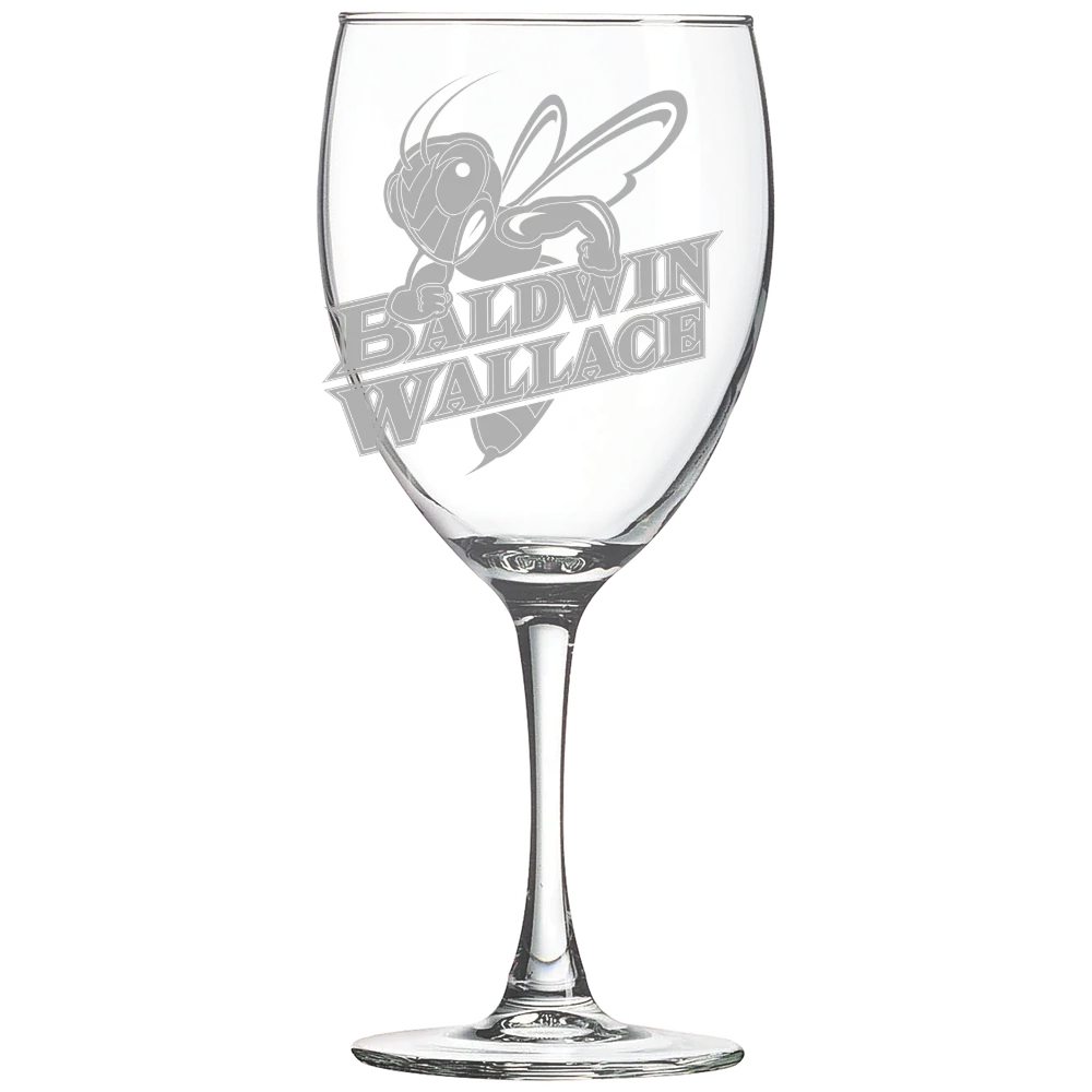 Baldwin Wallace University Polar Camel 10 1/2 oz. Wine Glass