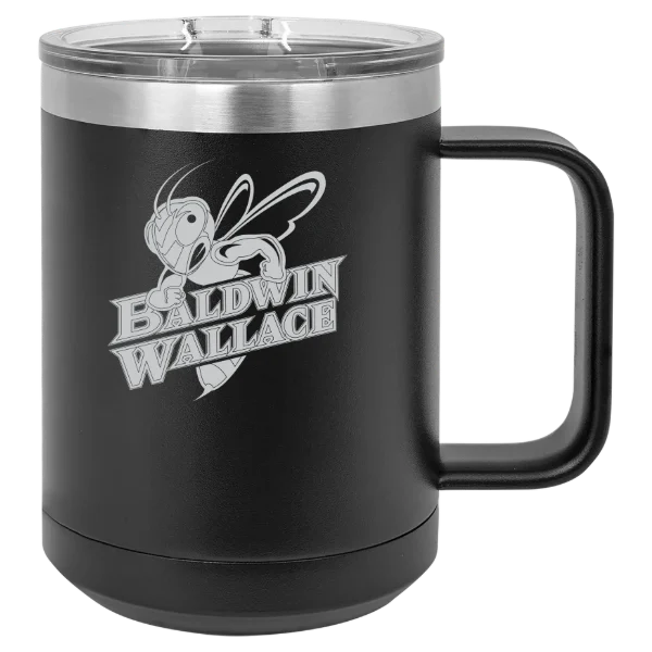 Baldwin Wallace University Polar Camel 15 oz. Mug with Slider Lid