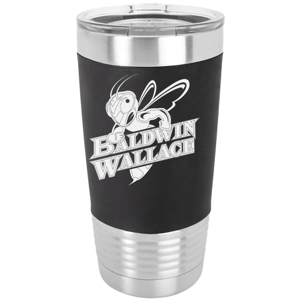 Baldwin Wallace University Polar Camel 20 oz. Silicone Grip Tumbler with Standard Lid