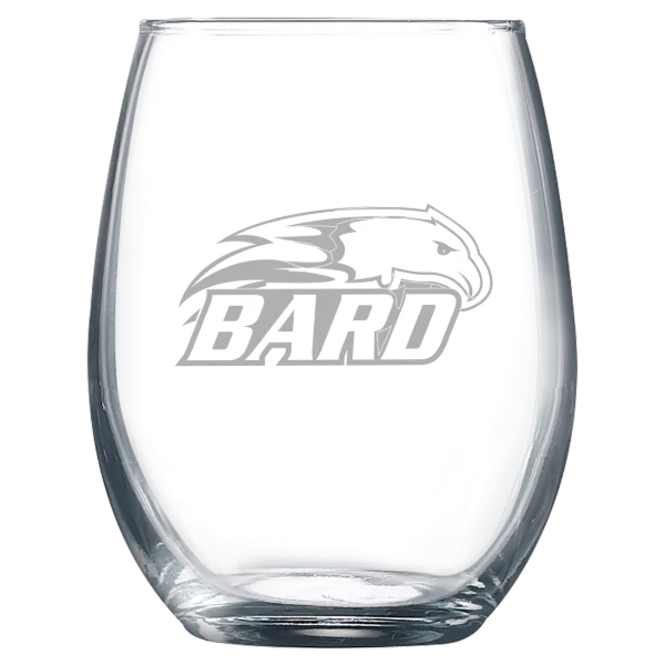 Bard College Polar Camel 9 oz. Stemless Wine Glass