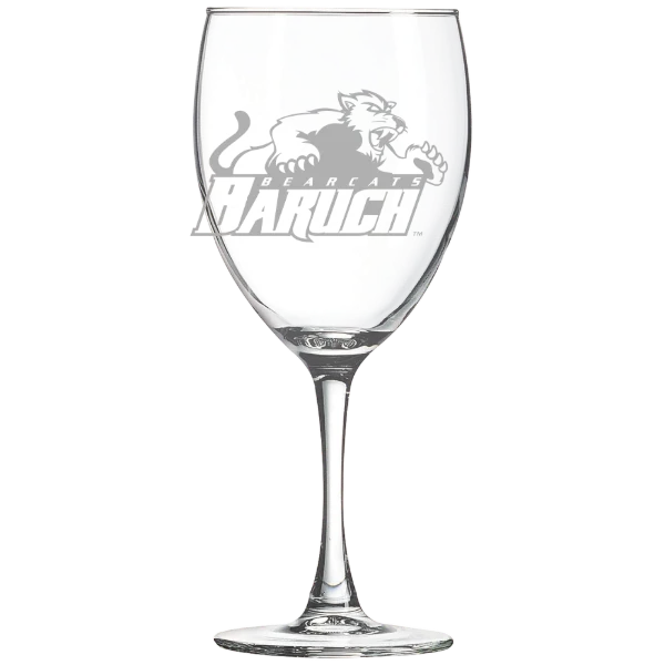 Baruch College Polar Camel 10 1/2 oz. Wine Glass