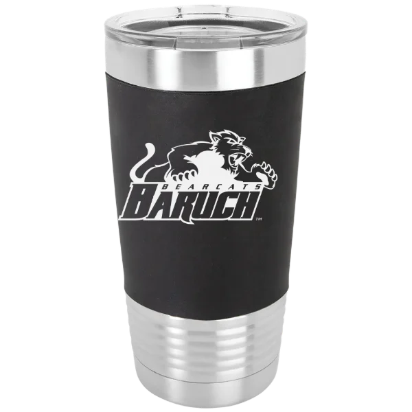Baruch College Polar Camel 20 oz. Silicone Grip Tumbler with Standard Lid