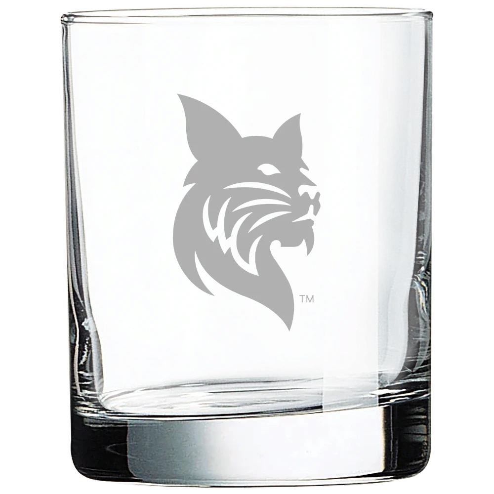 Bates College Polar Camel 10 1/2 oz. On The Rocks Glass