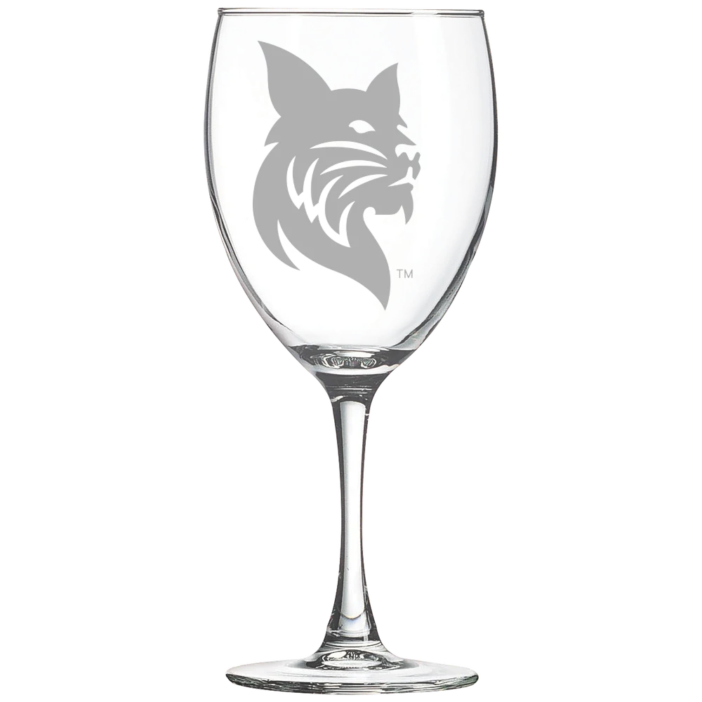 Bates College Polar Camel 10 1/2 oz. Wine Glass