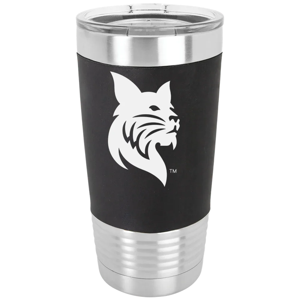 Bates College Polar Camel 20 oz. Silicone Grip Tumbler with Standard Lid