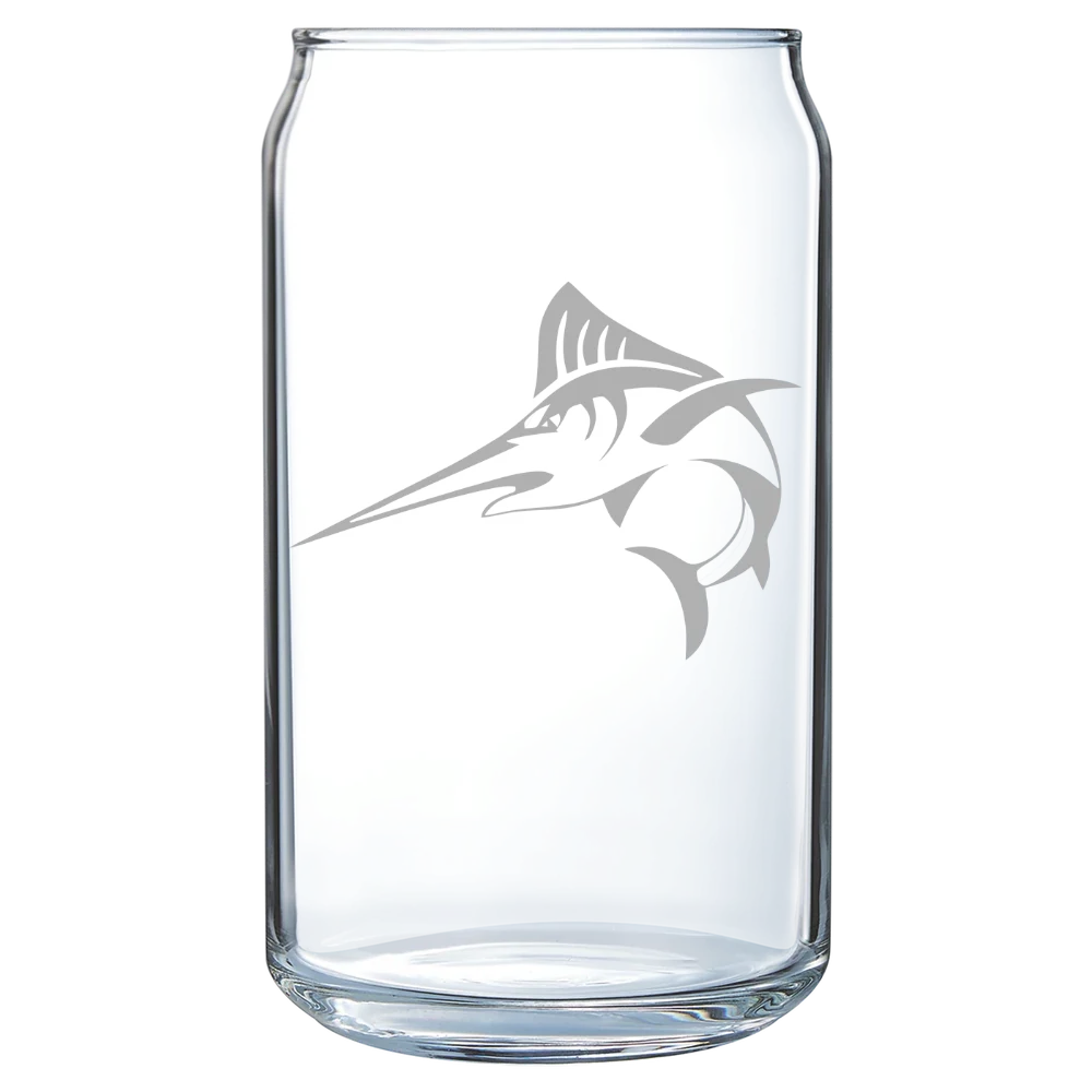 Batten University (Legacy Virginia Wesleyan Mark) Polar Camel 16 oz. Can Glass