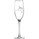 Batten University (Legacy Virginia Wesleyan Mark) Polar Camel 8 oz. Champagne Flute