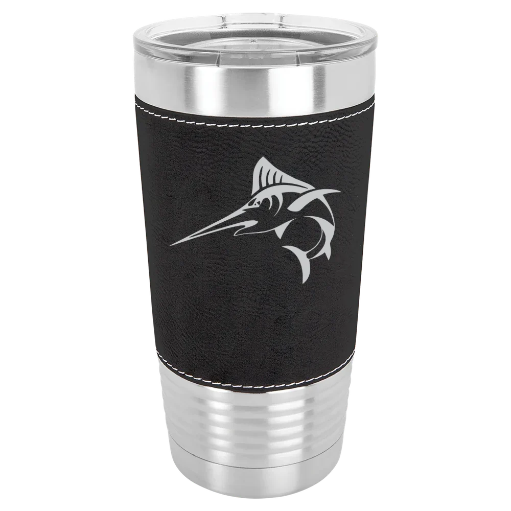 Batten University (Legacy Virginia Wesleyan Mark) Polar Camel 20 oz. Leatherette Grip Tumbler with Standard Lid