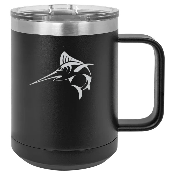Batten University (Legacy Virginia Wesleyan Mark) Polar Camel 15 oz. Mug with Slider Lid