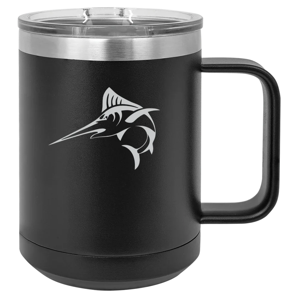 Batten University (Legacy Virginia Wesleyan Mark) Polar Camel 15 oz. Mug with Slider Lid