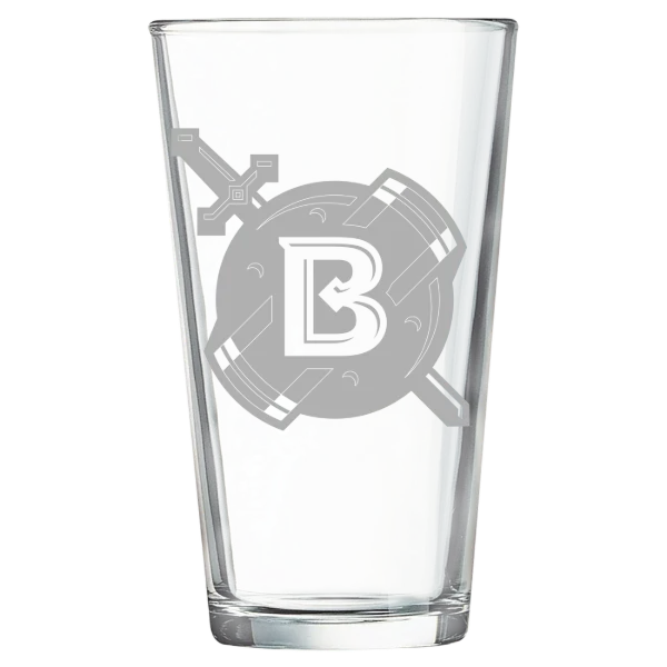 Belhaven University Polar Camel 16 oz. Pint Mixing Glass