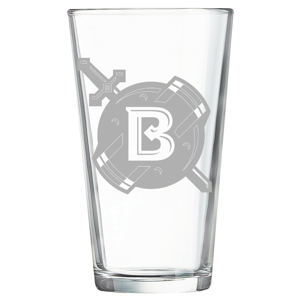 Belhaven University Polar Camel 16 oz. Pint Mixing Glass