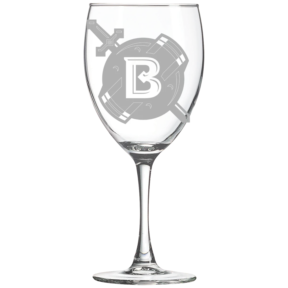 Belhaven University Polar Camel 10 1/2 oz. Wine Glass