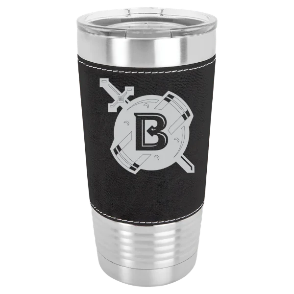 Belhaven University Polar Camel 20 oz. Leatherette Grip Tumbler with Standard Lid