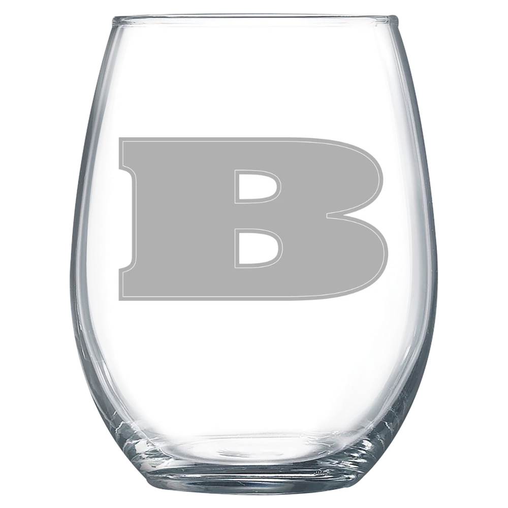 Beloit College Polar Camel 15 oz. Stemless Wine Glass