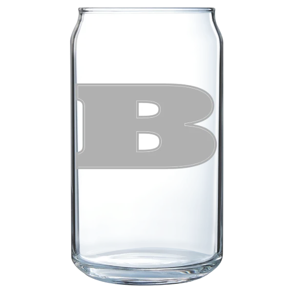 Beloit College Polar Camel 16 oz. Can Glass