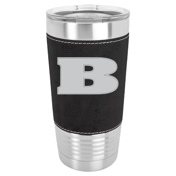 Beloit College Polar Camel 20 oz. Leatherette Grip Tumbler with Standard Lid