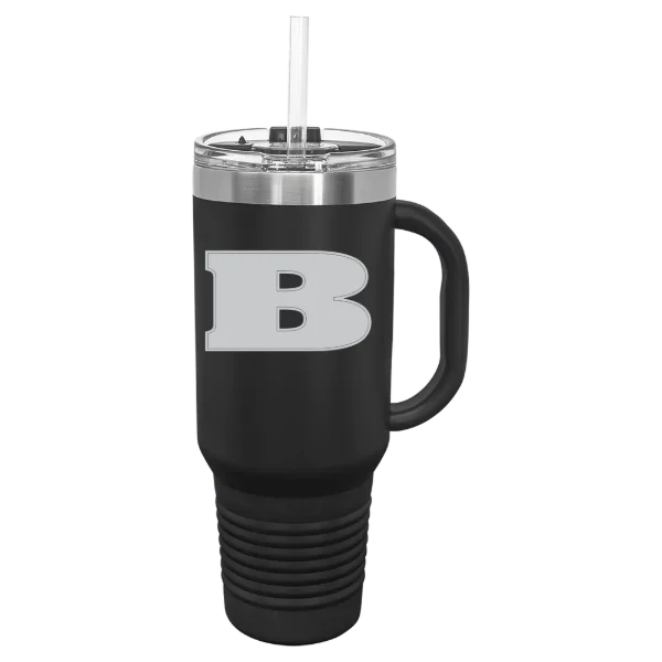 Beloit College Polar Camel 40 oz. Travel Mug with Snap Lid & Straw