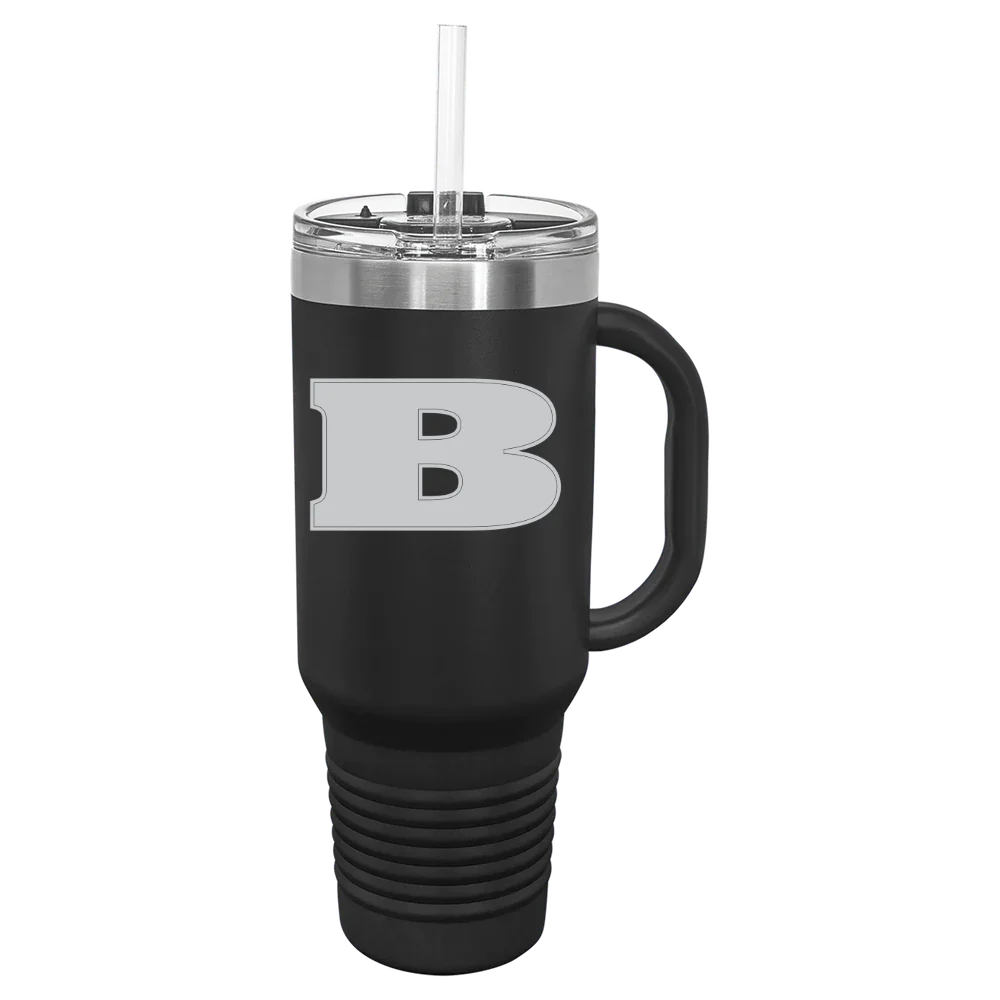 Beloit College Polar Camel 40 oz. Travel Mug with Snap Lid & Straw