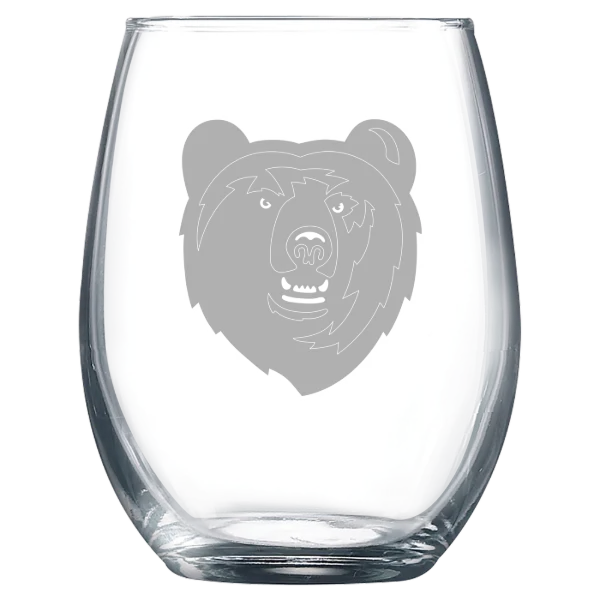 Berea College Polar Camel 9 oz. Stemless Wine Glass