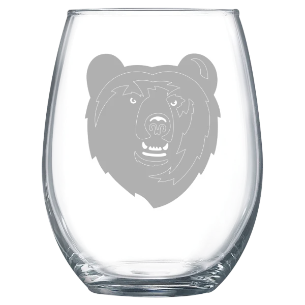 Berea College Polar Camel 15 oz. Stemless Wine Glass