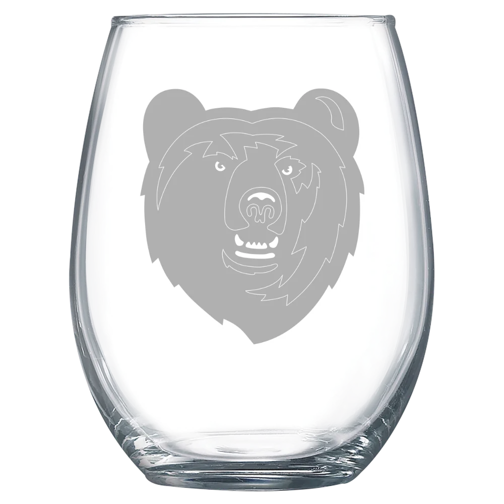 Berea College Polar Camel 15 oz. Stemless Wine Glass
