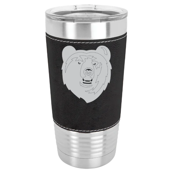 Berea College Polar Camel 20 oz. Leatherette Grip Tumbler with Standard Lid