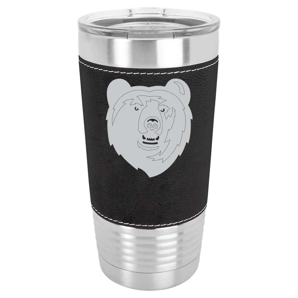 Berea College Polar Camel 20 oz. Leatherette Grip Tumbler with Standard Lid