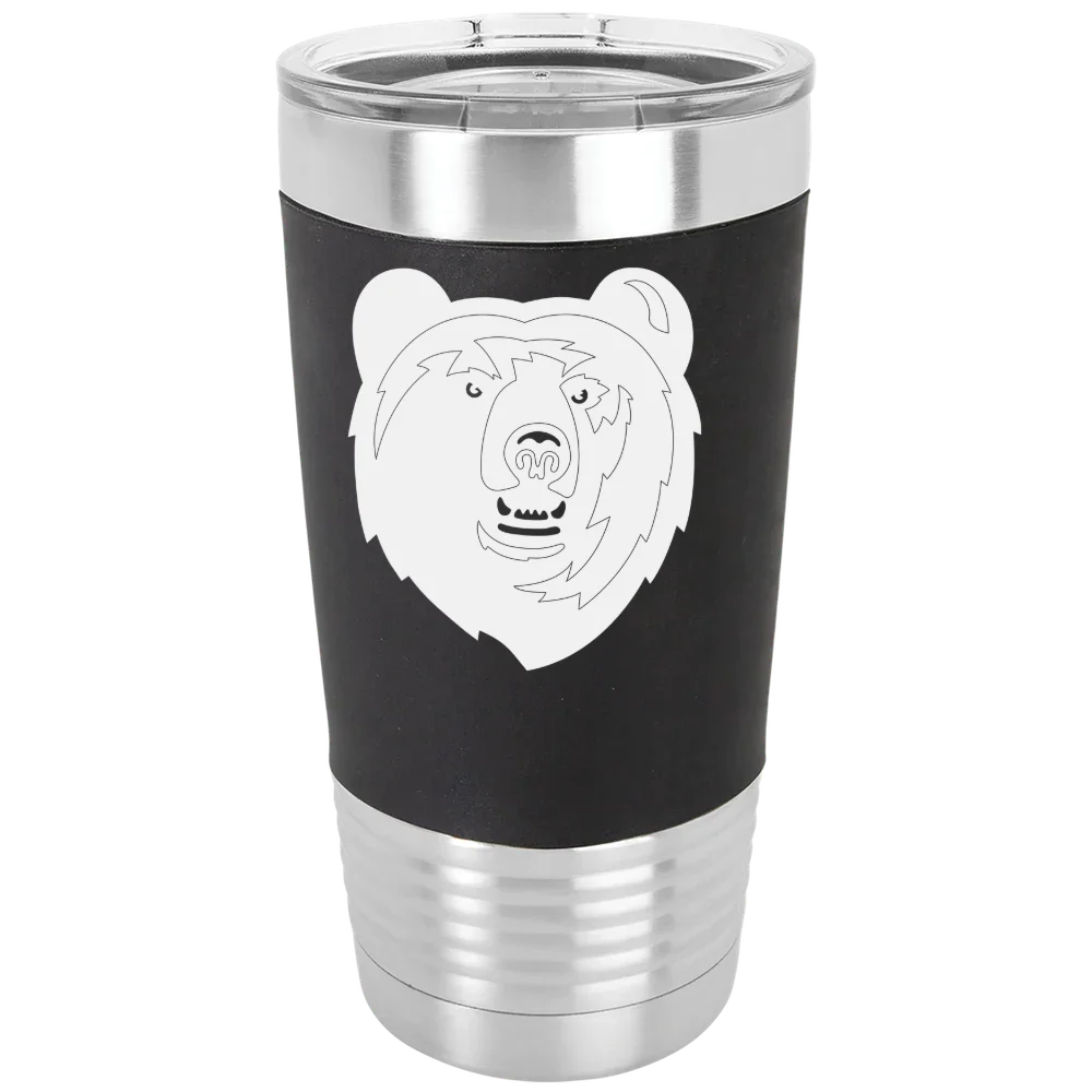 Berea College Polar Camel 20 oz. Silicone Grip Tumbler with Standard Lid