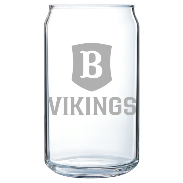 Berry College Polar Camel 16 oz. Can Glass
