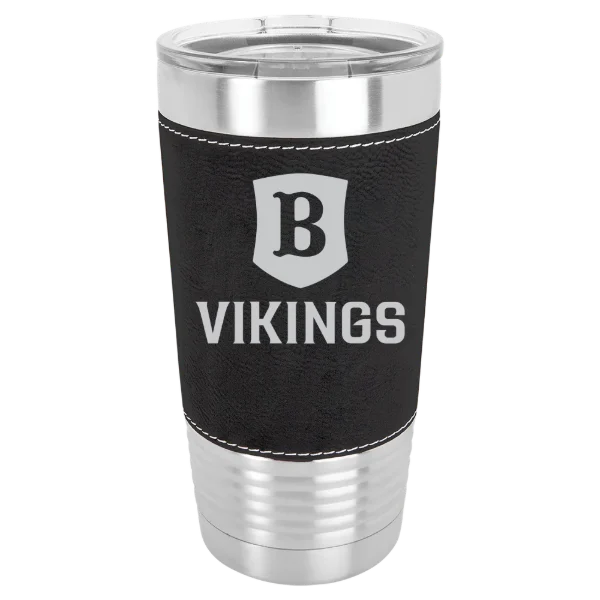 Berry College Polar Camel 20 oz. Leatherette Grip Tumbler with Standard Lid