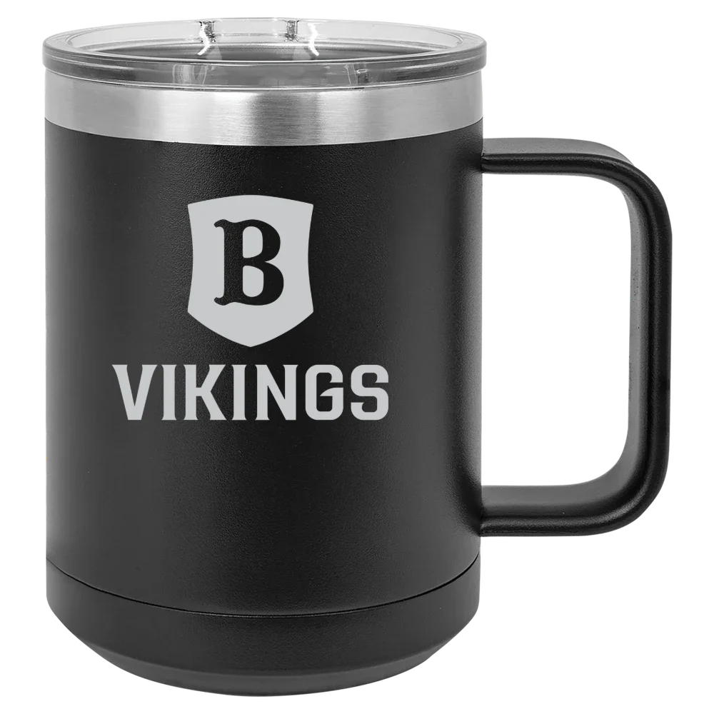 Berry College Polar Camel 15 oz. Mug with Slider Lid