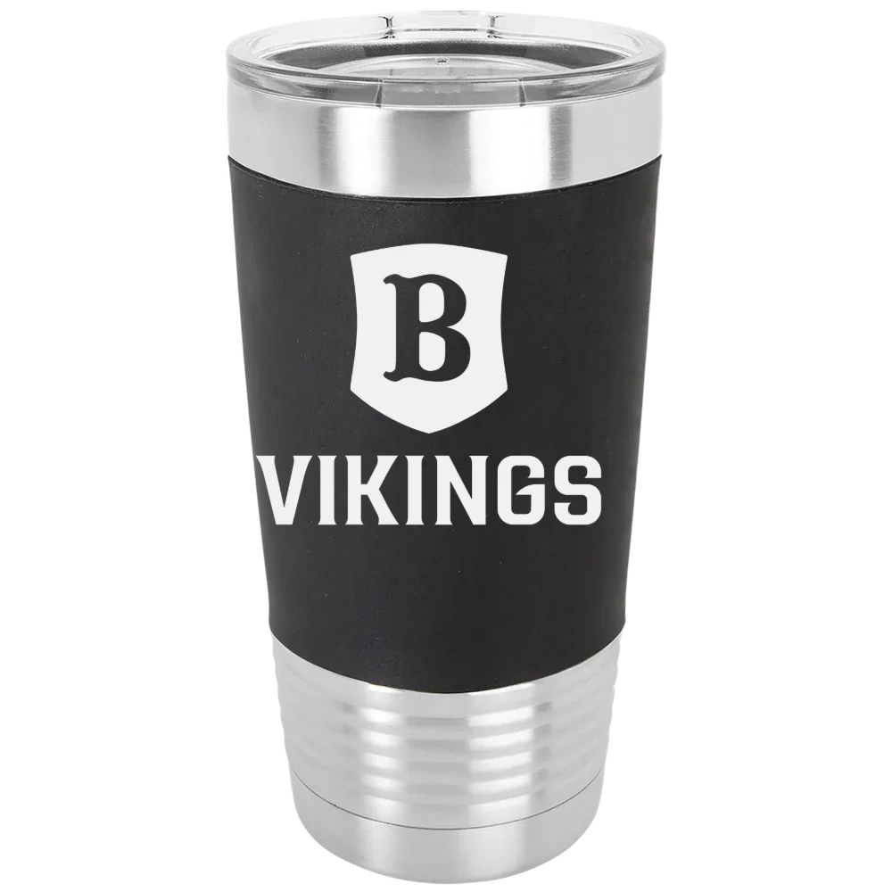 Berry College Polar Camel 20 oz. Silicone Grip Tumbler with Standard Lid