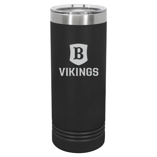Berry College Polar Camel 22 oz. Skinny Tumbler with Slider Lid