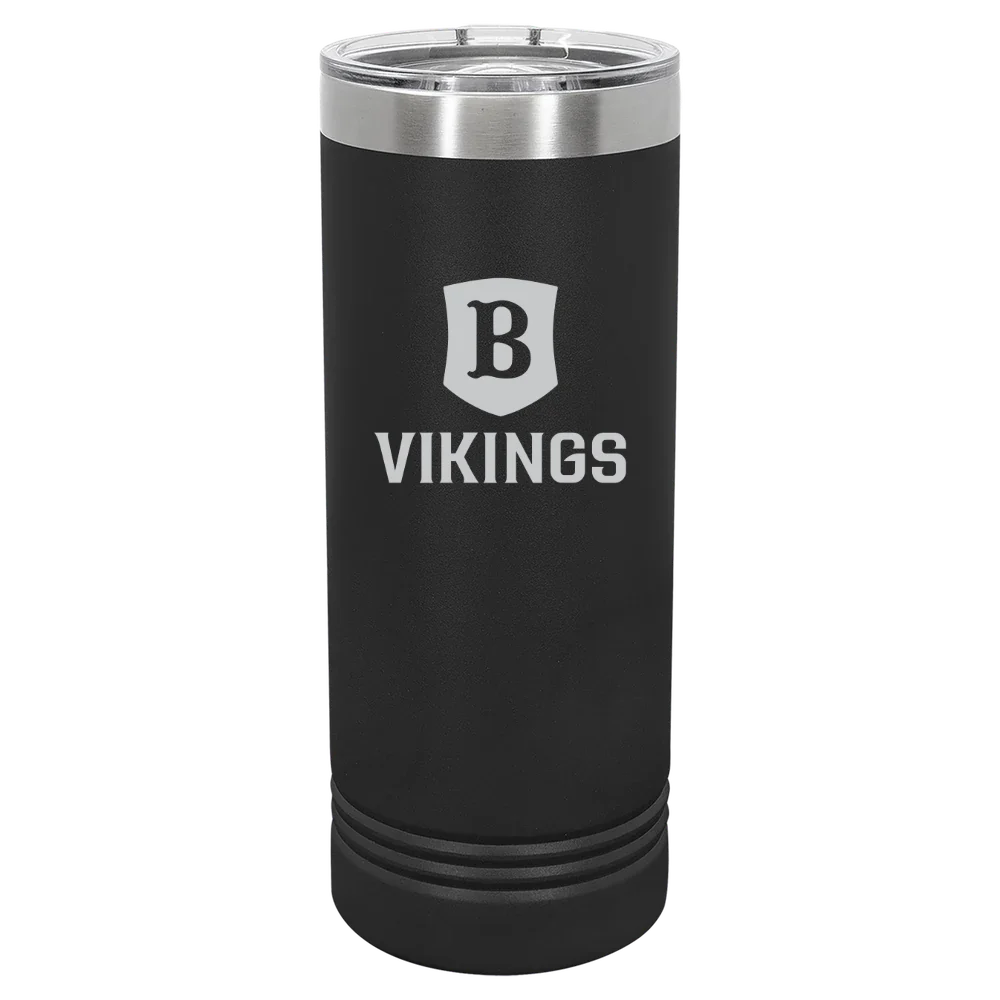 Berry College Polar Camel 22 oz. Skinny Tumbler with Slider Lid