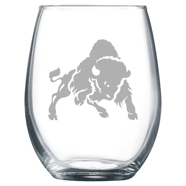 Bethany College (West Virginia) Polar Camel 9 oz. Stemless Wine Glass