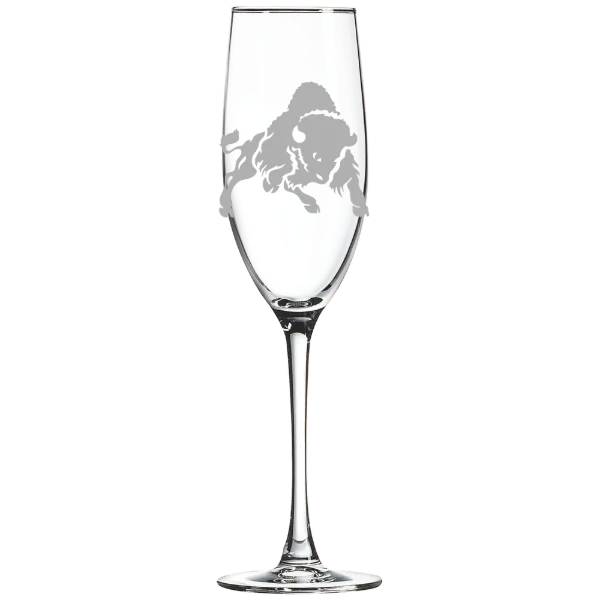Bethany College (West Virginia) Polar Camel 8 oz. Champagne Flute