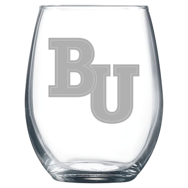 Bethel University (Minnesota) Polar Camel 9 oz. Stemless Wine Glass