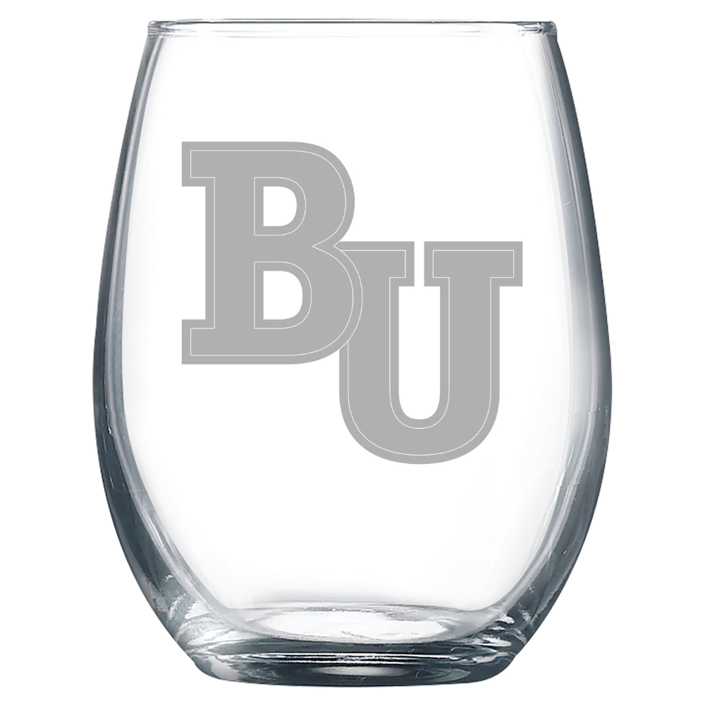 Bethel University (Minnesota) Polar Camel 9 oz. Stemless Wine Glass