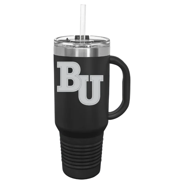 Bethel University (Minnesota) Polar Camel 40 oz. Travel Mug with Snap Lid & Straw