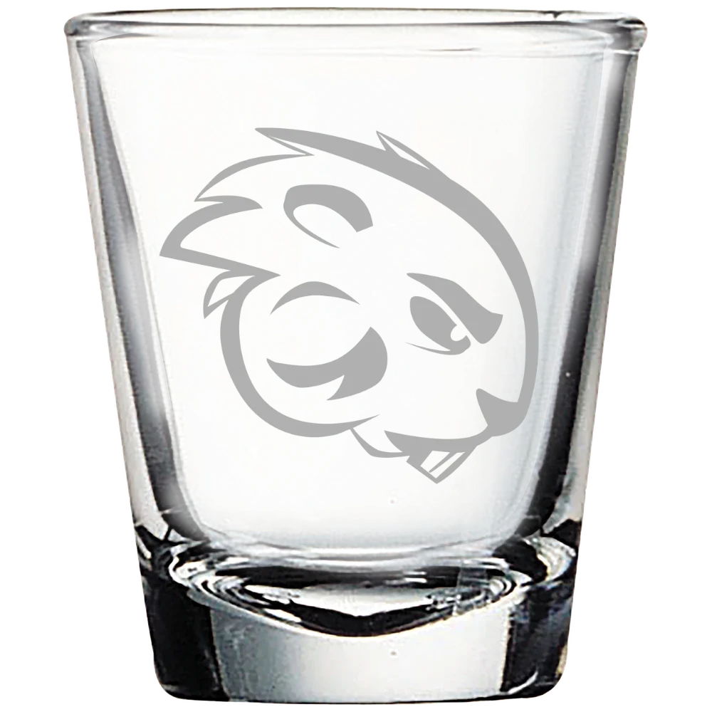 Blackburn College Polar Camel 1.7 oz. Shot Glass