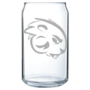Blackburn College Polar Camel 16 oz. Can Glass