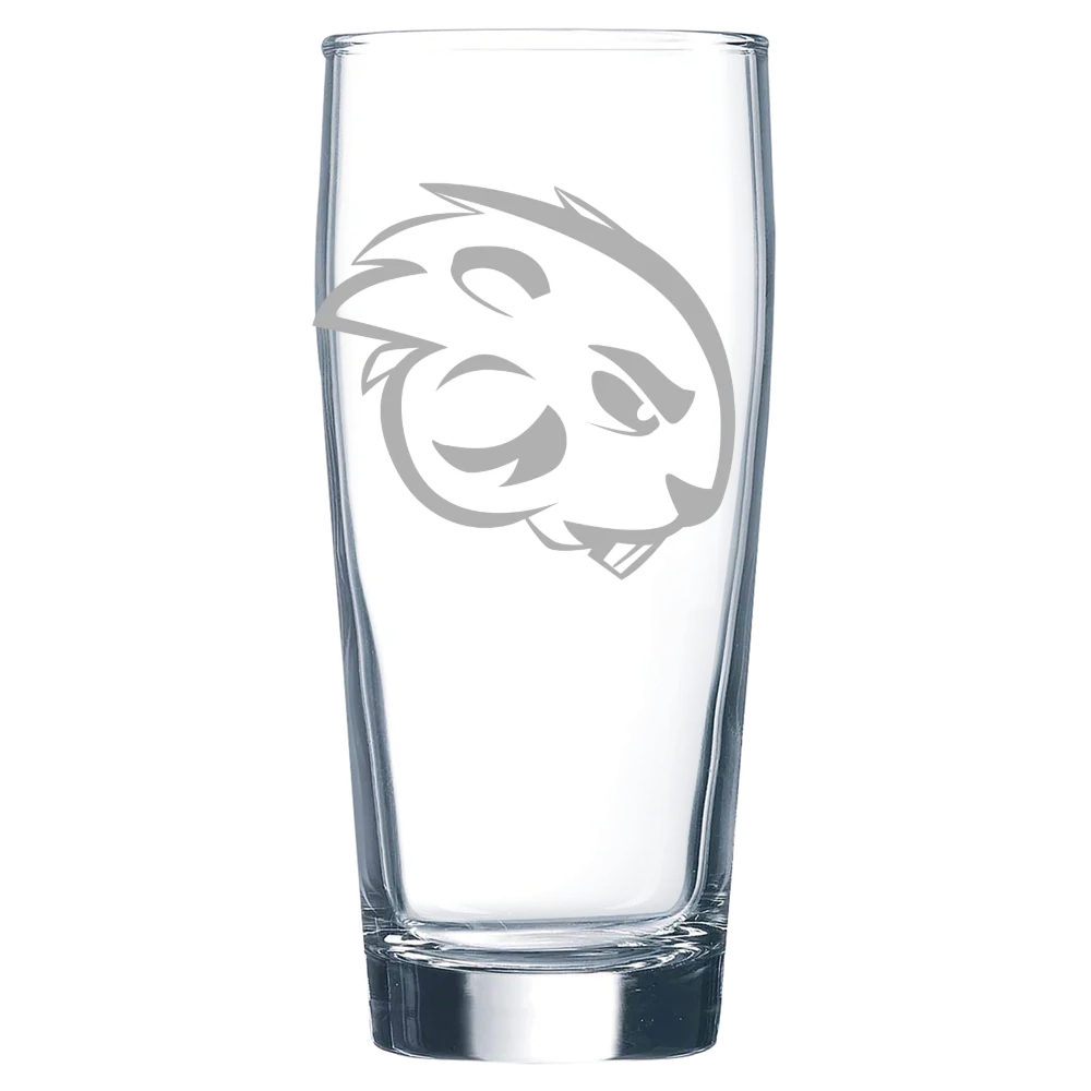 Blackburn College Polar Camel 16 oz. Willi Becher Beer Glass