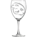 Blackburn College Polar Camel 10 1/2 oz. Wine Glass